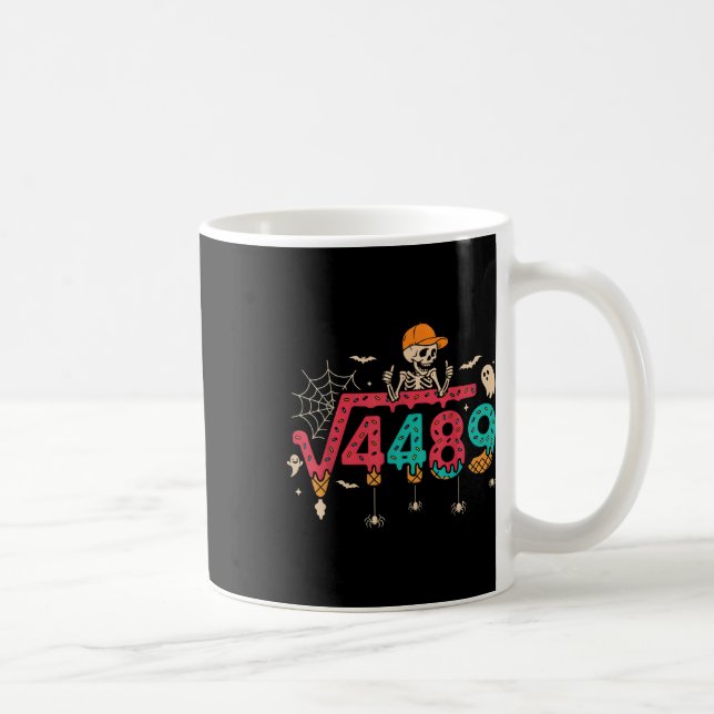 Caneca De Café Raiz Quadrada 4489 Professor de Matemática Engraça (Direita)