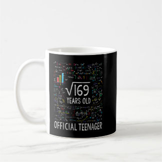 Caneca De Café Raiz Quadrada De 169,13 Anos, Adolescente Oficial