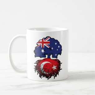 Caneca De Café Raízes da Árvore Turca Australiana