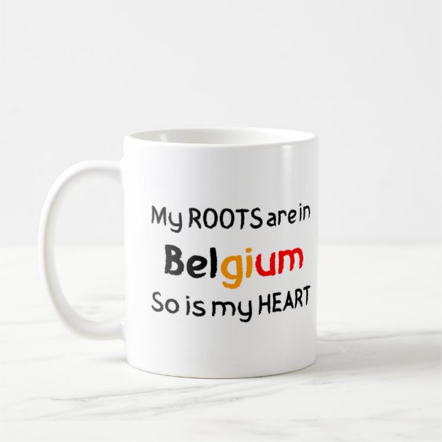 Caneca De Café raízes da bélgica (Esquerda)