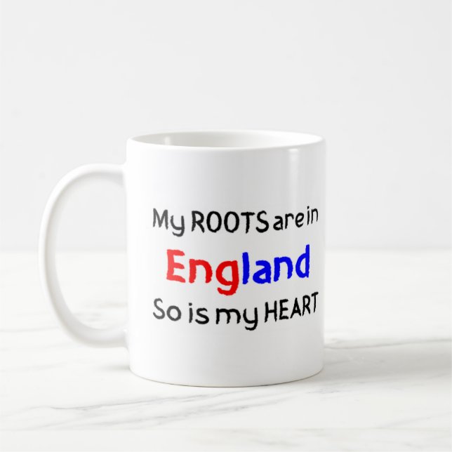 Caneca De Café raízes da inglaterra (Esquerda)