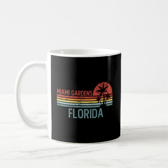 Caneca De Café Raízes da Viagem da Cidade dos Eua, em Miami Garde (Esquerda)