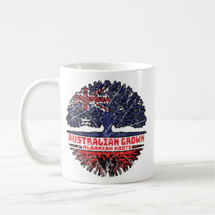 Caneca De Café Raízes de árvores australianas australianas na Alb