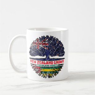 Caneca De Café Raízes de Árvores do Togo Togolês Nova Zelândia