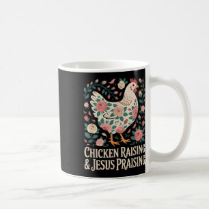 Caneca De Café Raízes De Galinha & Jesus Criando Camisa Para