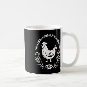 Caneca De Café Raízes De Galinha &amp; Jesus Criando Camisas Home