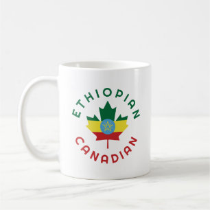 Caneca De Café Raízes Etíopes Canadianas