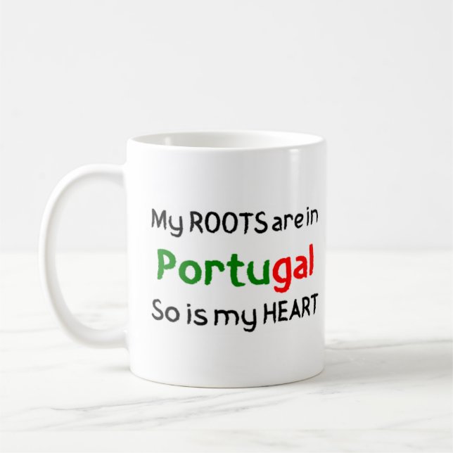 Caneca De Café raízes portugal (Esquerda)
