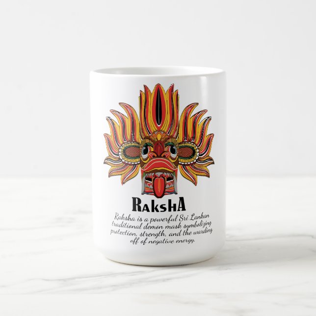 Caneca De Café Raksha Mask (Centro)