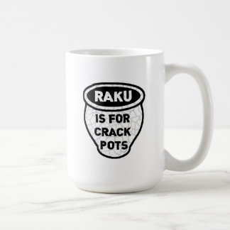Caneca De Café Raku é para oleiro dos potes da rachadura