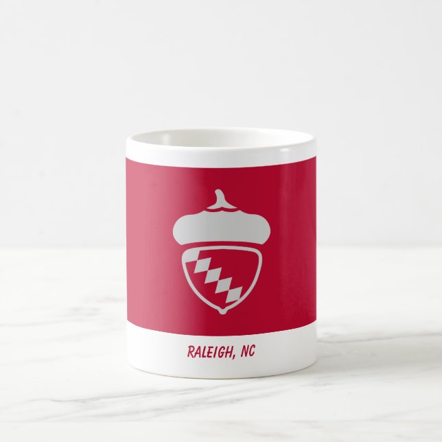 Caneca De Café Raleigh, NC Mug (Centro)