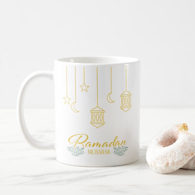CANECA DE CAFÉ RAMADAN MUBARAK (Com Donut)