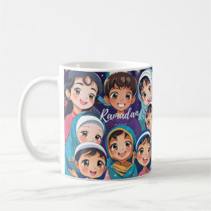 Caneca De Café Ramadan Mubarak Anime Mug