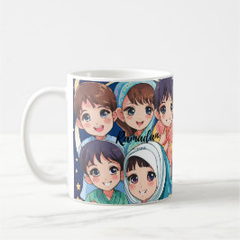 Caneca De Café Ramadan Mubarak Anime Mug