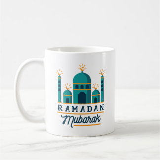 Caneca De Café Ramadan Mubarak Mosque Crescent Art
