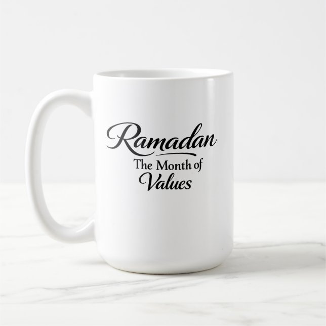Caneca De Café Ramadão dos Valores (Esquerda)