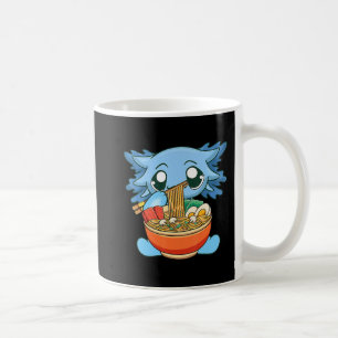Caneca De Café Ramen Axolotl Kawaii Anime Comida Japonesa Garota-