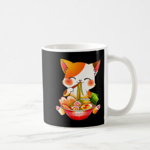 Caneca De Café Ramen Cat Neko Anime Kawaii Comida japonesa Gift G