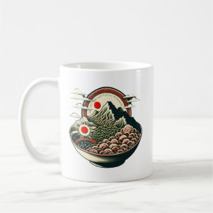 Caneca De Café Ramen Mountain