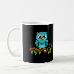 Caneca De Café Ramificação Assustadora Coruja Halloween