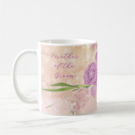 Caneca De Café Ramo de la Mãe do Noivo Sunset Rose