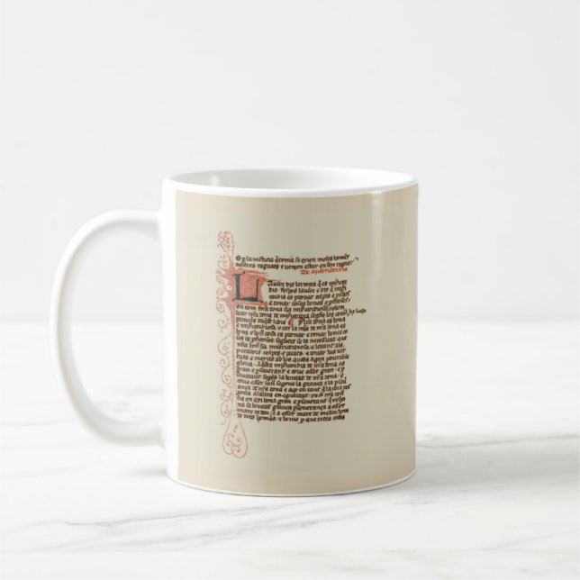 Caneca De Café Ramon Llull Mug (Esquerda)