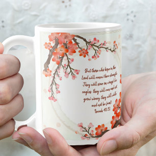 Caneca De Café Ramos do Florescer do Pomar