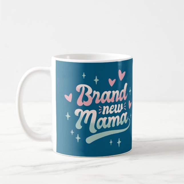 Caneca De Café rand New Mama Mug – Heartwarming Gift for New Moth (Esquerda)