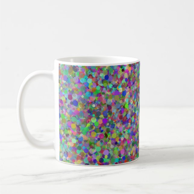 Caneca De Café Random Dot 11oz Mug (Esquerda)