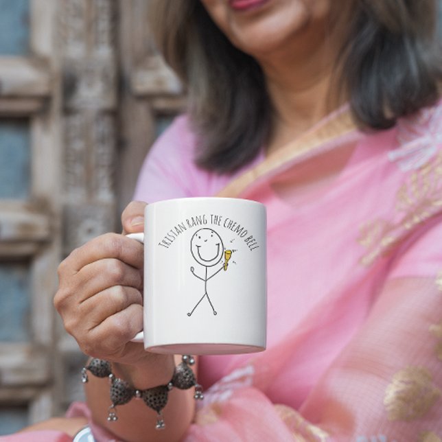 Caneca De Café Rang The Chemo Bell Personalizável (Criador carregado)