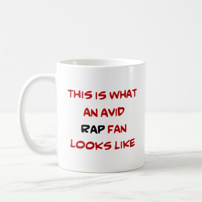Caneca De Café rap fan, avid (Esquerda)