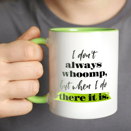 Caneca De Café Rap Song Lyrics Verde limão Funny Typografia Moder