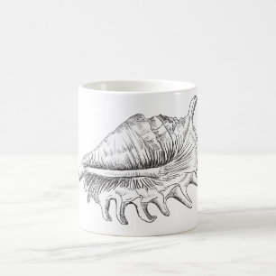 Caneca De Café Rapana Seashell