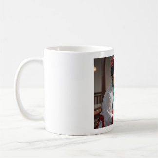 Caneca De Café (Rapariga Asiática VII) Mug Clássica, 11 oz