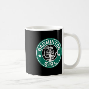 Caneca De Café Rapariga De Badminton Para Adolescentes Engraçada 