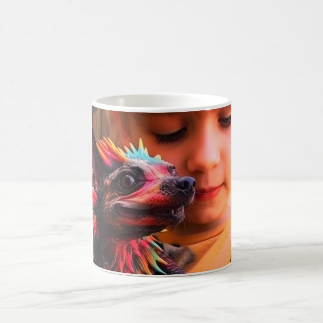 Caneca De Café Rapariga e Criatura (Centro)