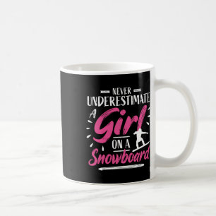Caneca De Café Rapariga Snowboard - Snowboard