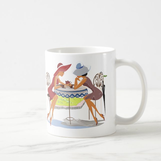 Caneca De Café Rapariga Talk White 11 oz Classic Mug (Direita)