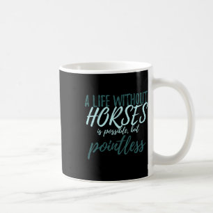 Caneca De Café Raparigas Cavalas Andando Mulheres Equestres Horse