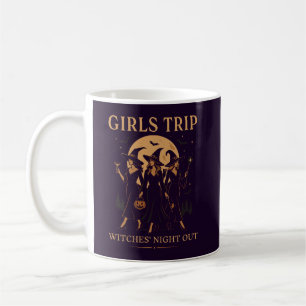 Caneca De Café Raparigas Viajam Bruxas