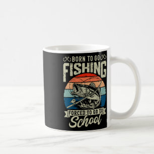 Caneca De Café Rapazes Adolescentes Que Pescariam Camisas Forçada