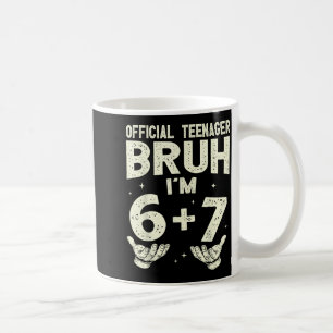 Caneca De Café rapazes de 13 anos de aniversário adolescente meni