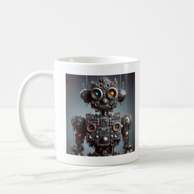 Caneca De Café Rapazes inspirados em robôs (Esquerda)