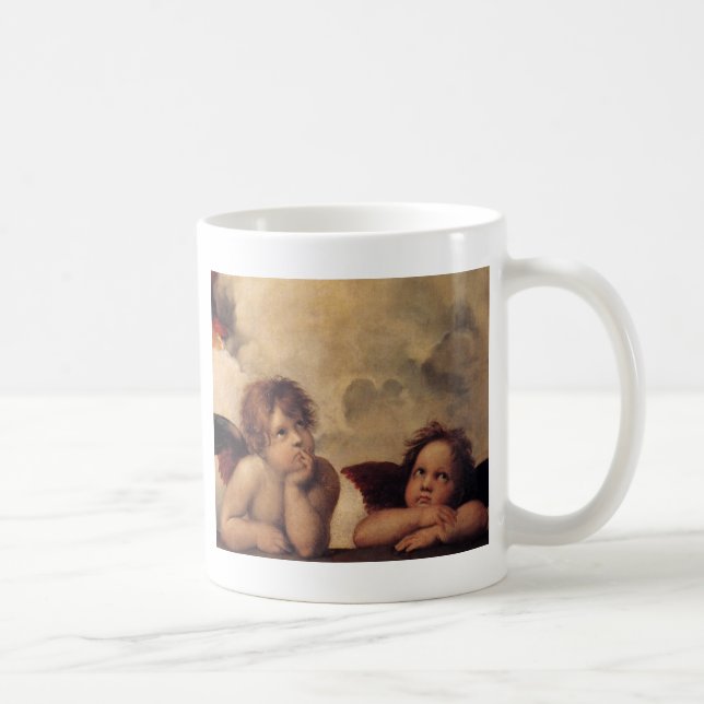 Caneca De Café Raphael,Sistine Cherub (Direita)