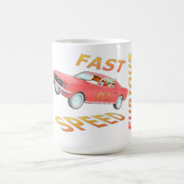 Caneca De Café Rápido e Rápido - Furioso 01