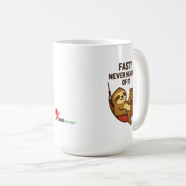 Caneca De Café Rápido? Nunca ouvi falar disso (Frente Esquerda)