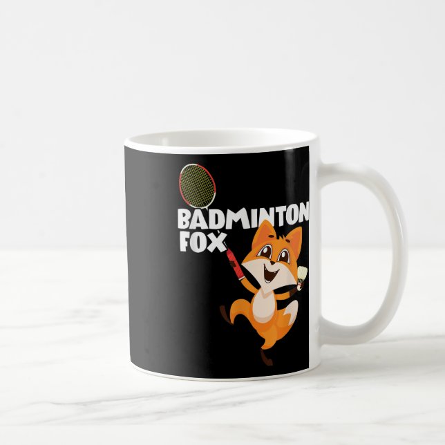 Caneca De Café Raposa de Badminton (Direita)