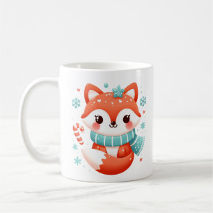 Caneca De Café Raposa de inverno fresca