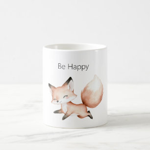 Caneca De Café Raposa Feliz