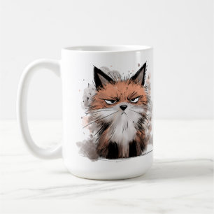 Caneca De Café Raposa Mal-humorada